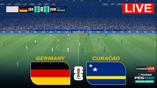 GERMANY vs CURACAO - FIFA World Cup 2026 group stage | Match Today | Simulation PES screenshot 2