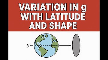 Variation of g with Latitude & Shape of Earth | Class 11 Gravitation | Physics Explained