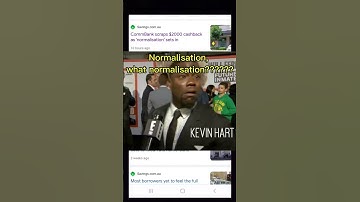 Apparently, the Commonwealth Bank says that things are normalised!!!!!!????