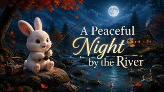 NO ADS | A Peaceful Night by the River 🌿 Soft Piano & Gentle Frog Sounds screenshot 5
