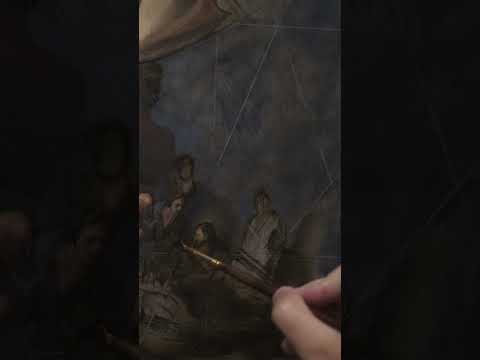 Mastercopy in progress from my Rembrandts early techniques course rembrandt oldmasters painting