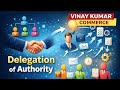 Delegation of authority