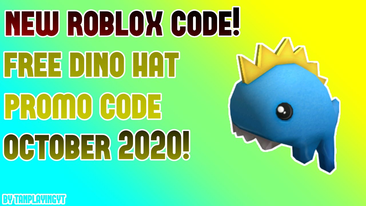 New Roblox Promo Code October 2020 Dino Hat Youtube - roblox dino head code