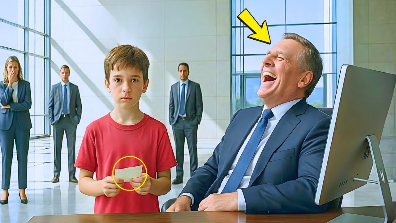 'SÓ QUIERO VER MI SALDO' — DIJO EL NIÑO    EL GERENTE SE RÍE, PERO QUEDA EN SHOCK