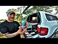 Solo Summer Truck Camping | Grilling Burgers & Catching Catfish