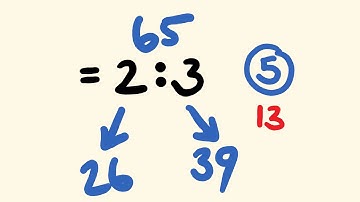 Dividing into a given ratio - Math Lesson