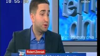 Robert Zimniak - Tematy Dnia Tvp Kraków 15.05.2014