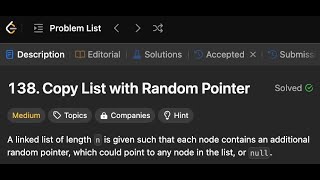 Copy List with Random Pointer | Hash Map | Simple solution | LeetCode 138 | Golang