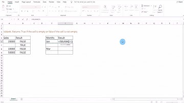 ISBLANK | ISERROR | ISEVEN | Information formula in excel | functions
