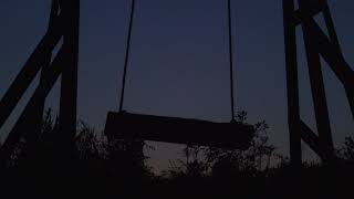 Empty Swing In The Twilight - 4K Horror Stock Footage