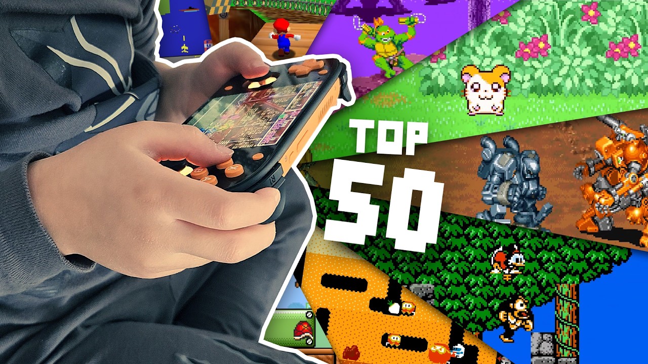 Retro Game Starter Pack For KIDS! (Top 50 games)