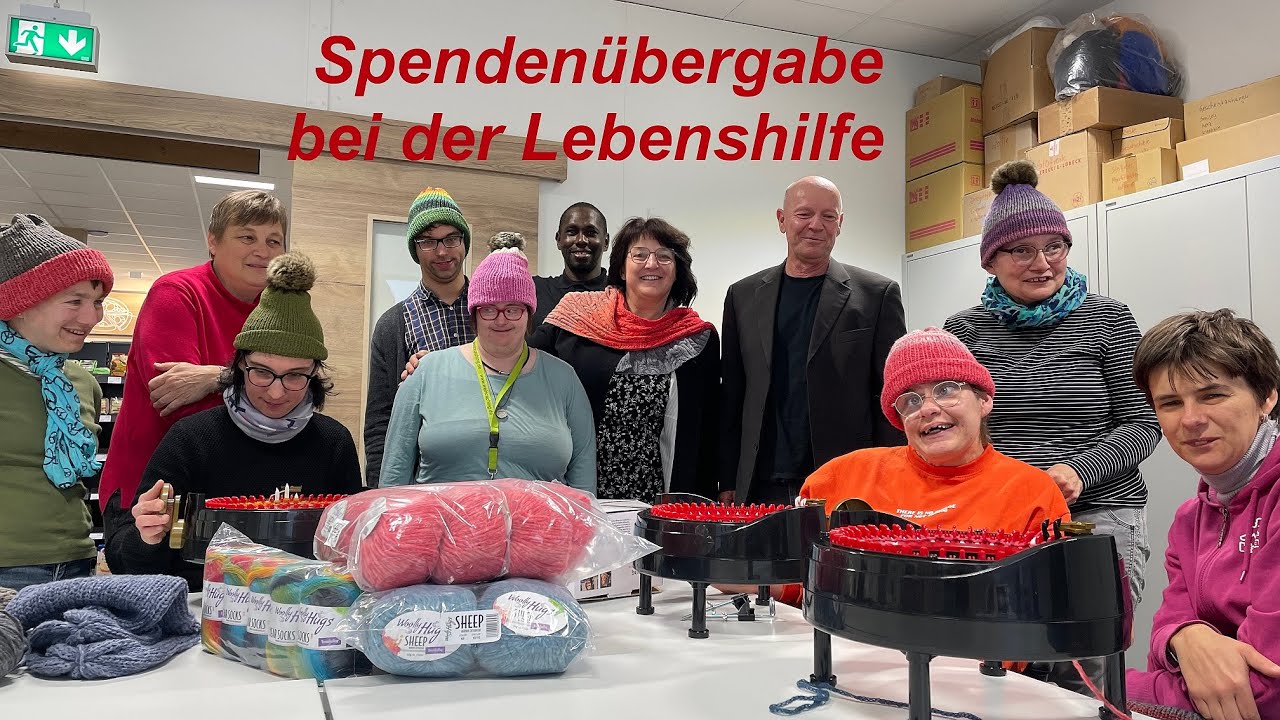 Spendenübergabe bei der Lebenshilfe - wir sagen DANKE an euch! - YouTube