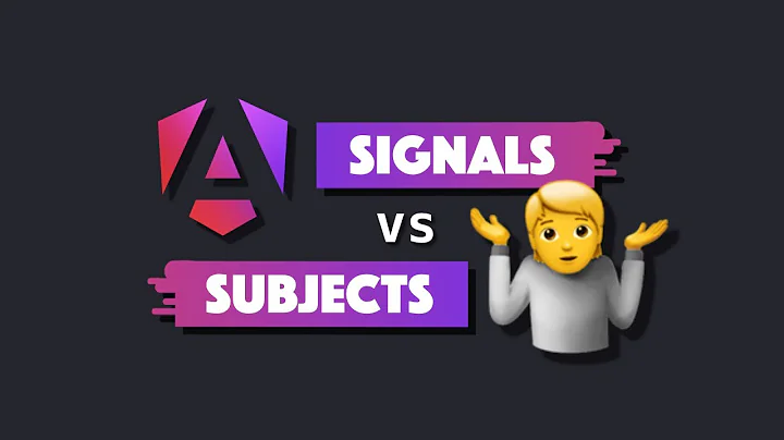 The signals situation in Angular is weird