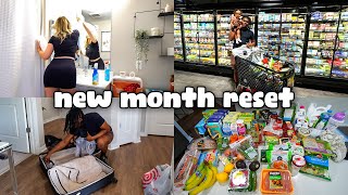 RESET FOR A NEW MONTH WITH US! | DEEP CLEANING, UNPACKING \& GROCERY SHOPPING