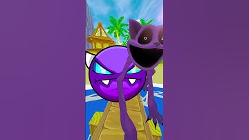 COMPARISON FIRE IN THE HOLE GEOMETRY DASH VS ZOONOMALY VS POPPY PLAYTIME IN GARRY