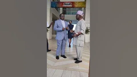 Stay Happy: President Olusegun Obasanjo & Bishop Matthew Hassan Kukah