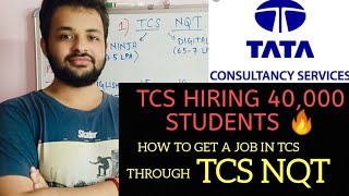 What is TCS NQT  || TCS Hiring 40,000 Graduates || TCS National Qualifier Test 2021