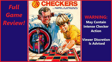 Checkers Intellivision Review The No Swear Gamer Ep 838