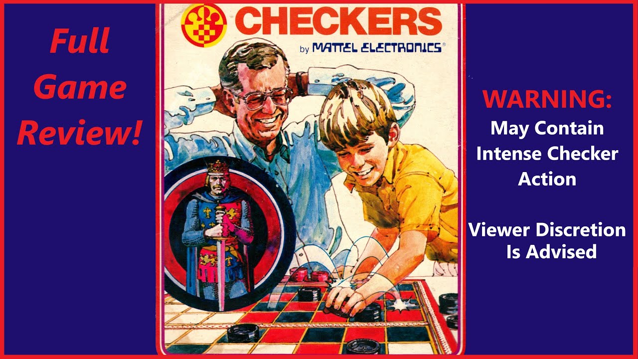 Checkers Intellivision Review The No Swear Gamer Ep 838