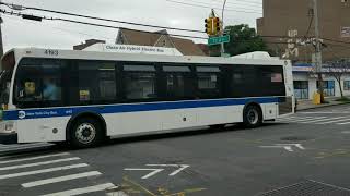 A Orion VII Next Gen #4193 on the Q48 passing 35 Av and 108 Street To LaGuardia Airport