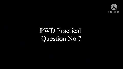 PWD practical- Cashbook-Question no. 7