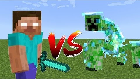 Herobrine vs MUTANT creeper