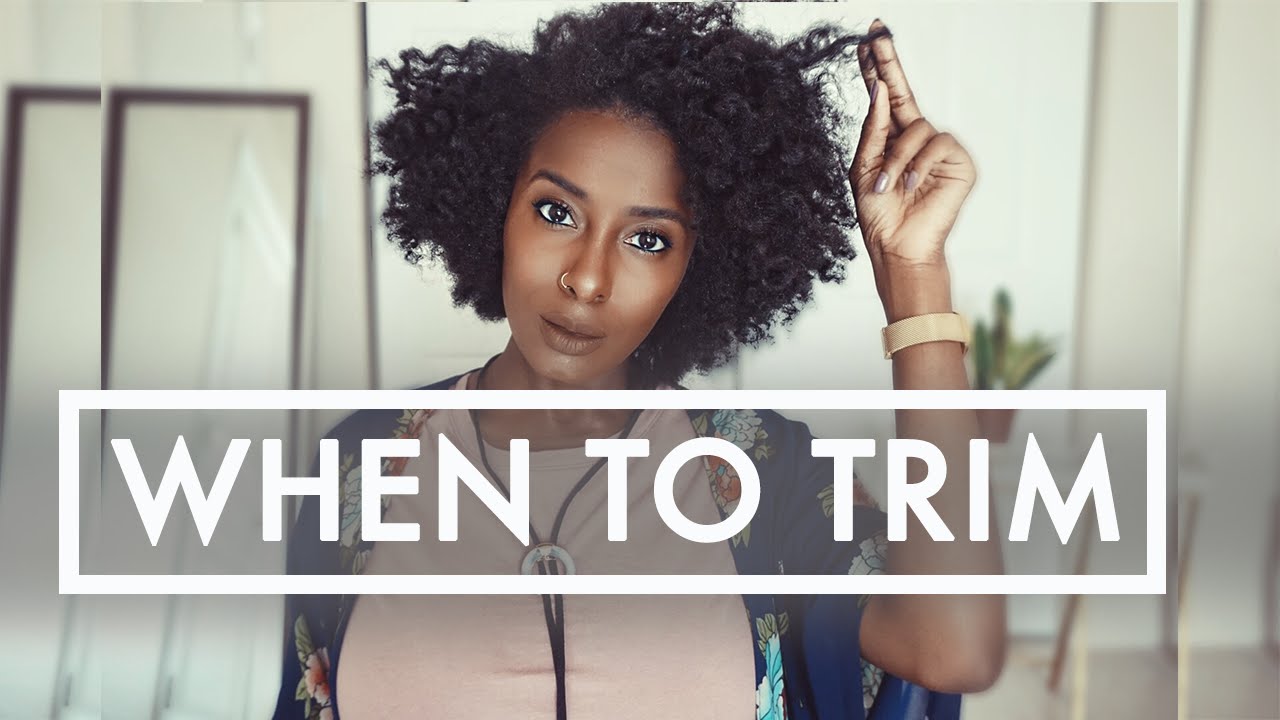 5 Signs It S Time To Trim Your Natural Hair Youtube