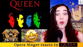 👑QUEEN👑 - Bohemian Rhapsody | Opera Singer REACTS LIVE 👑🤘💖🤘👑