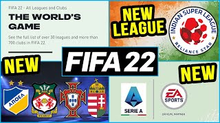 New FIFA 22 Confirmed News | All Leagues and Clubs & Serie A Partnership