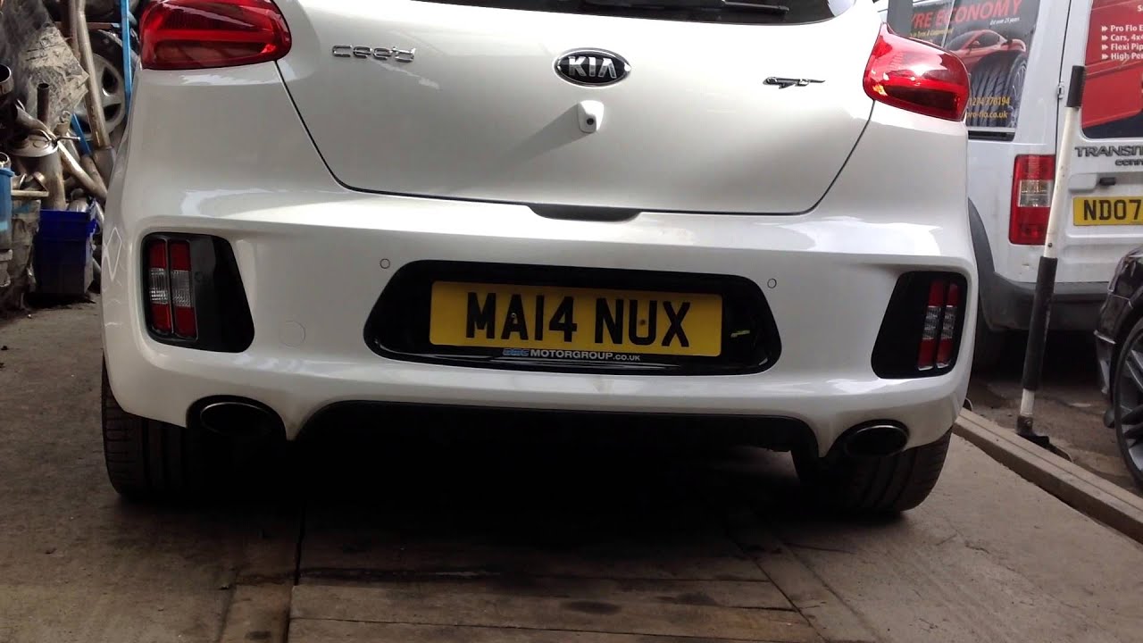 Kia Ceed Custom Exhaust System Bradford YouTube