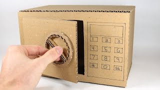 Wow! Amazing Cardboard Safe with Number KeyPad DIY at Home!