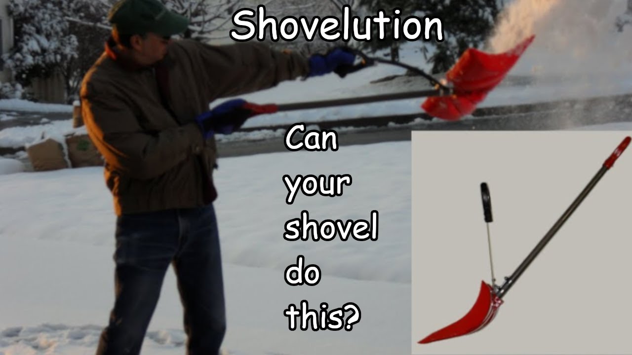 The easiest way to shovel snow Shovelution YouTube