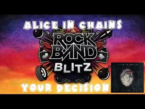 Alice in Chains - Your Decision - Rock Band Blitz Playthrough (5 Gold Stars)