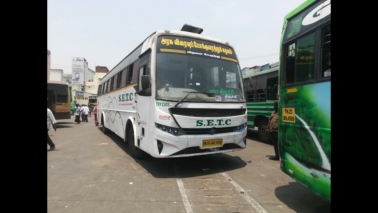 வேலூர் to திருச்சி SETC ultra deluxe BUS DETAILS... (VELLORE TO TRICHY)