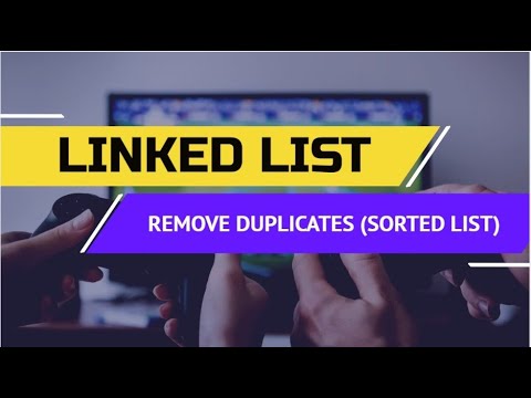 L-7 || REMOVE DUPLICATES SORTED || SINGLY LINKED LIST || DATA STRUCTURE ...