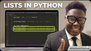 11 | Introduction to Lists | How to use lists in python