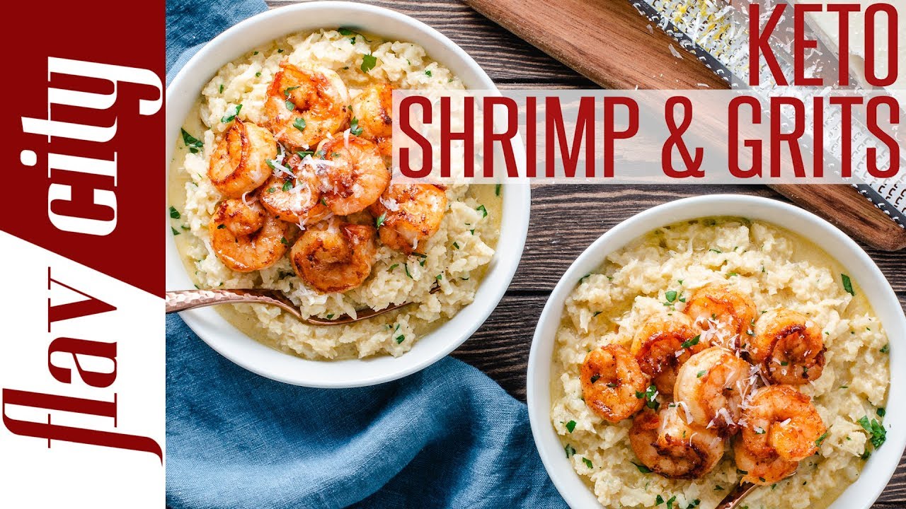 Shrimp And Cauliflower Grits Low Carb And Keto Approved