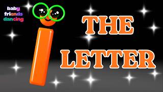 Learn the Letter I for Babies 👁️ High Contrast Phonics & Brain Power Baby Friends Dancing