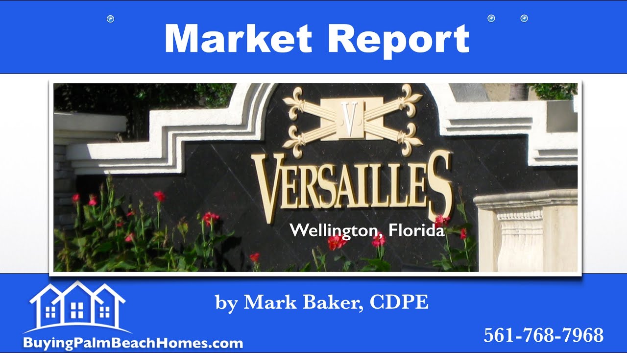 Versailles Wellington FL Homes for Sale Report YouTube