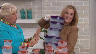 Lock & Lock 20-Piece Multishape Nestable Storage Set on QVC