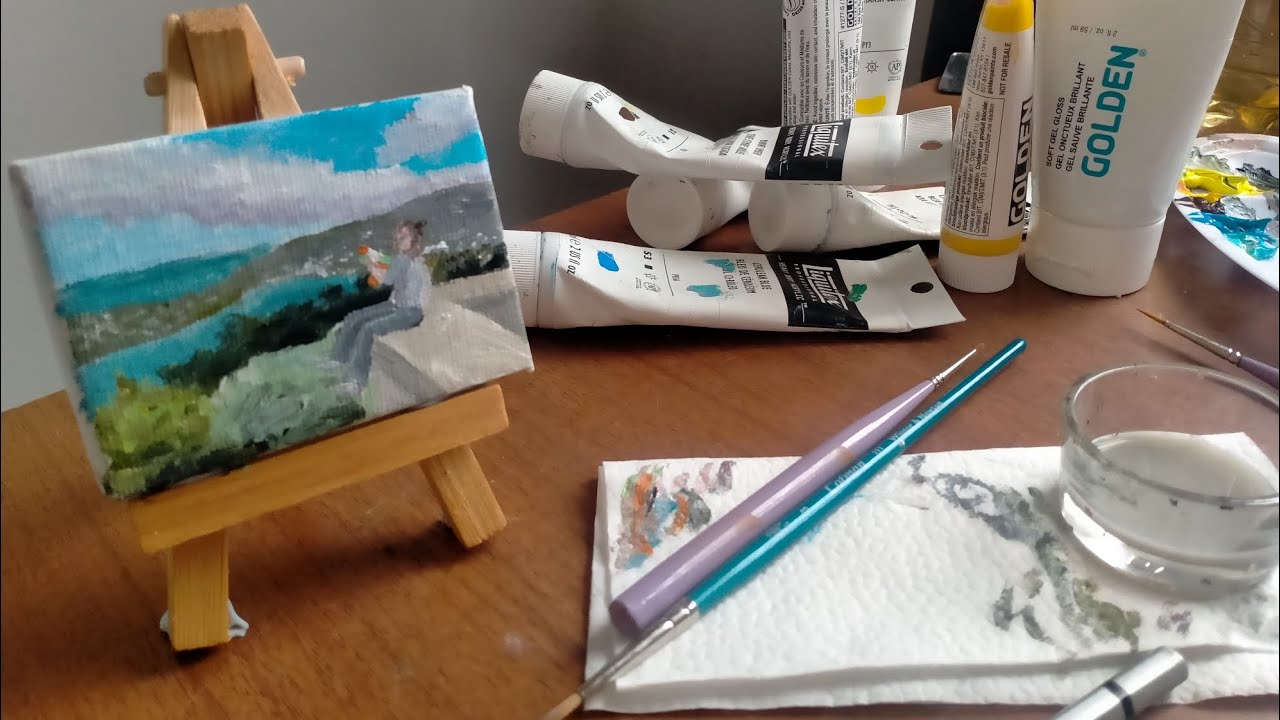 Acrylic Time Lapse Painting - YouTube