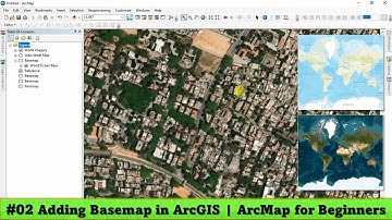 ArcGIS Tutorial 02: How to Add Basemap in ArcGIS | ArcMap for Beginners