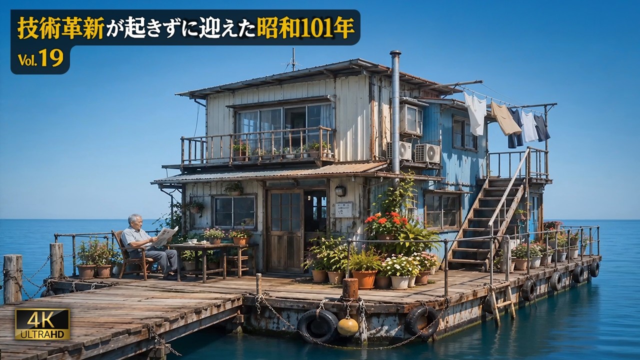 A Retro Aerial City from Showa 101 That Never Existed: Life in the