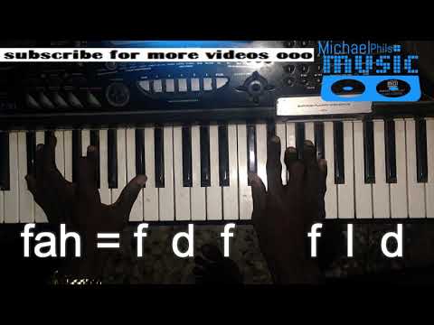 "No forget" by Adekunle Gold chord progression in solfa (Beginners)