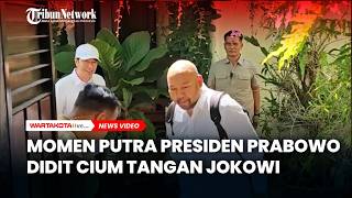 Momen Putra Presiden Prabowo Didit Cium Tangan Jokowi saat Bertemu di Solo seusai Ikuti Kirab Suro
