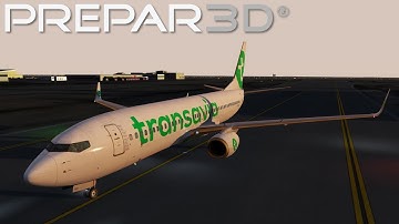 P3Dv4 - PMDG 737 NGXU | Transavia to Amman