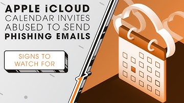 Apple iCloud Calendar Invites Abused to Send Phishing Emails | Sync Up