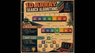 Implementation of the Linear Search Algorithm on a One-Dimensional Array in Java