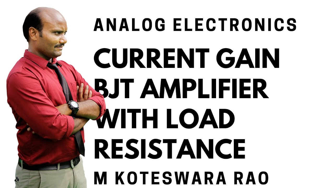 1.12 Current gain CE amplifier with load resistance YouTube