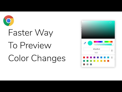 Faster Way to Preview Color Changes Chrome